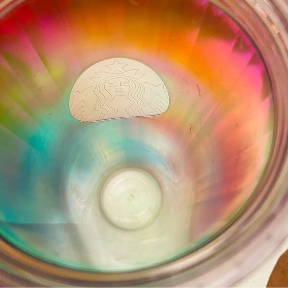 Starbucks Summer 2021 Iridescent Kaleidoscope Dome 24oz Cold Cup Tumbler - Picture 5 of 5